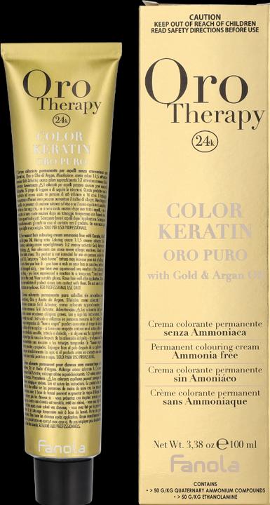 Image du produit Fanola Color Keratin Oro Puro 5/00 Castaño Claro Intenso 100ml (5.00 Intense Light Chestnut)
