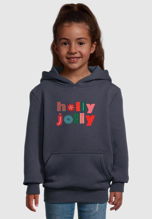 Image du produit Merchcode Sweat à capuche Holly Jolly Mood de Noël pour enfants - 182281 (134)