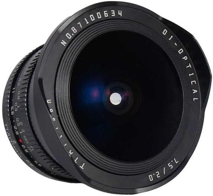 Actual product image TTArtisan 7.5 mm, f/2.0 (Fujifilm X, APS-C / DX, full size)