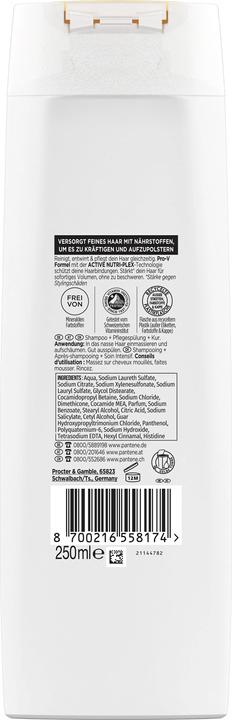 Actual product image Pantene 3in1 Volume Pure (250 ml, Liquid shampoo)