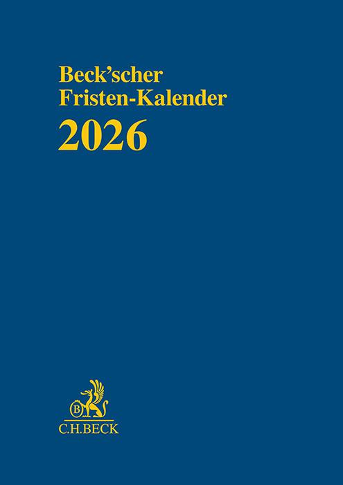 Immagine prodotto Beck'scher Fristen-Kalender 2026 (Tedesco)