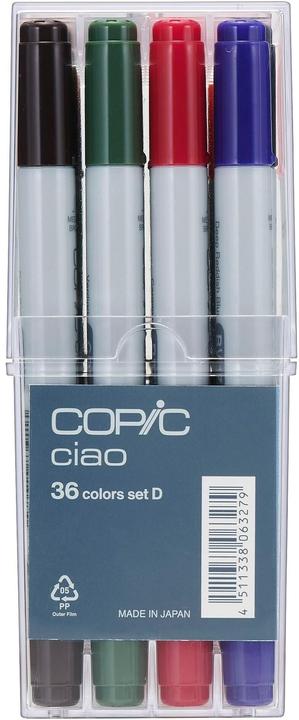 Actual product image Copic Marker Ciao 22075364 36er Set D (Multicoloured, 36 x)