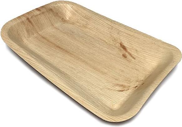 Assiette en feuille de palme, 240x160mm (25 x)