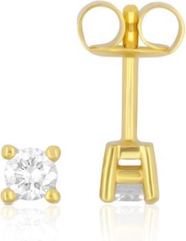 Produktbild Muau Ohrstecker 4-Griff-Fassung (750/18K Gelbgold)