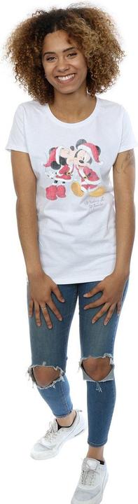 Produktbild Disney Mickey And Minnie Christmas Kiss TShirt (XL)