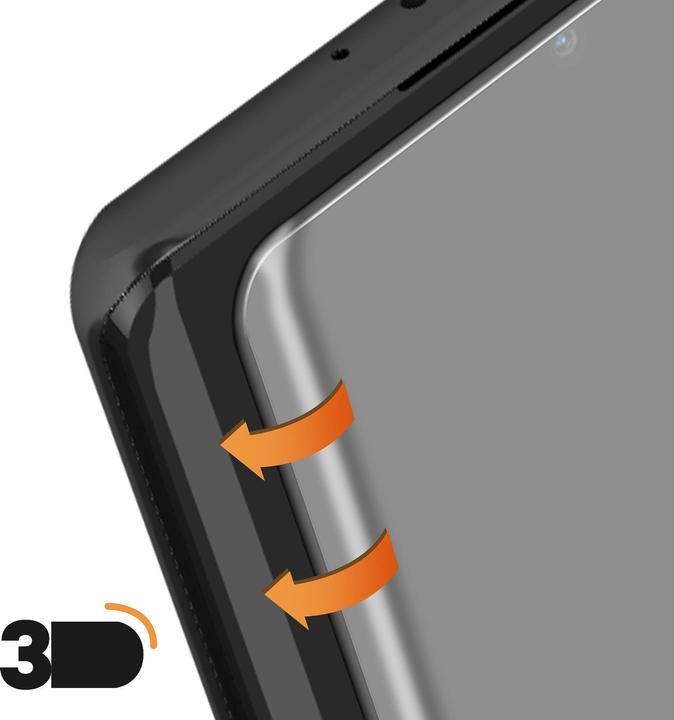 Produktbild Avizar Keramikglas mit schwarzem Rand (1 Stück, Honor Magic 5 Lite)