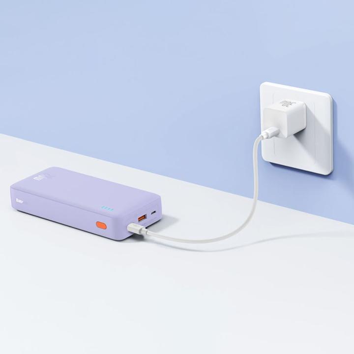 Produktbild Baseus Airpow 20000mAh 20W powerbank (purple) (20000 mAh, 20 W, 74 Wh)