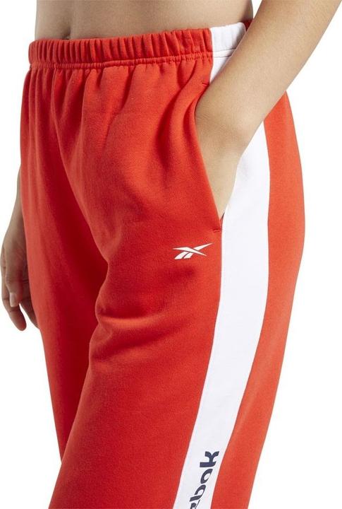 Produktbild No Name Spodnie damskie Reebok Te Linear Logo Fl P czerwone FT0905 (M)