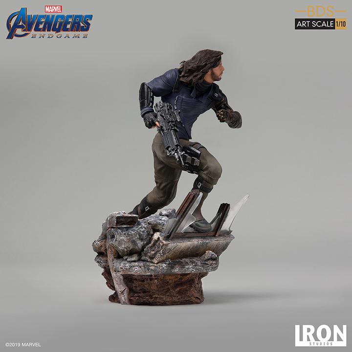 Actual product image Iron Studios Avengers Endgame "Winter Soldier" 1/10 Art Scale Statue