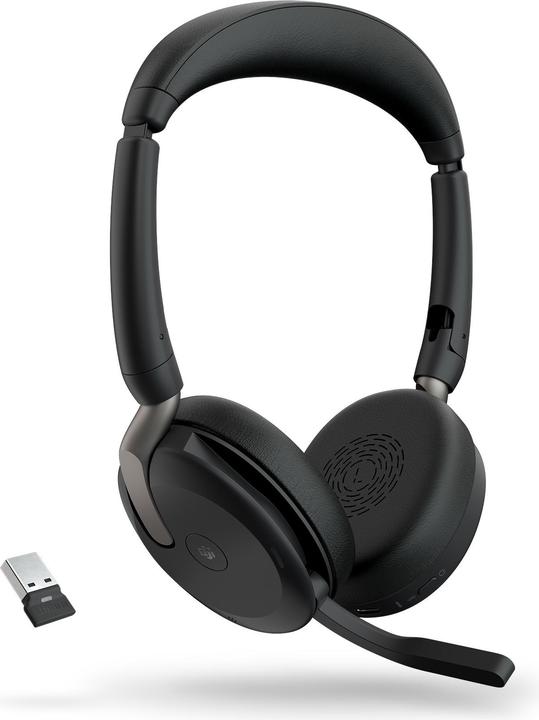 Produktbild Jabra Evolve2 65 Flex MS inkl. Ladestation (Kabellos, USB-A)