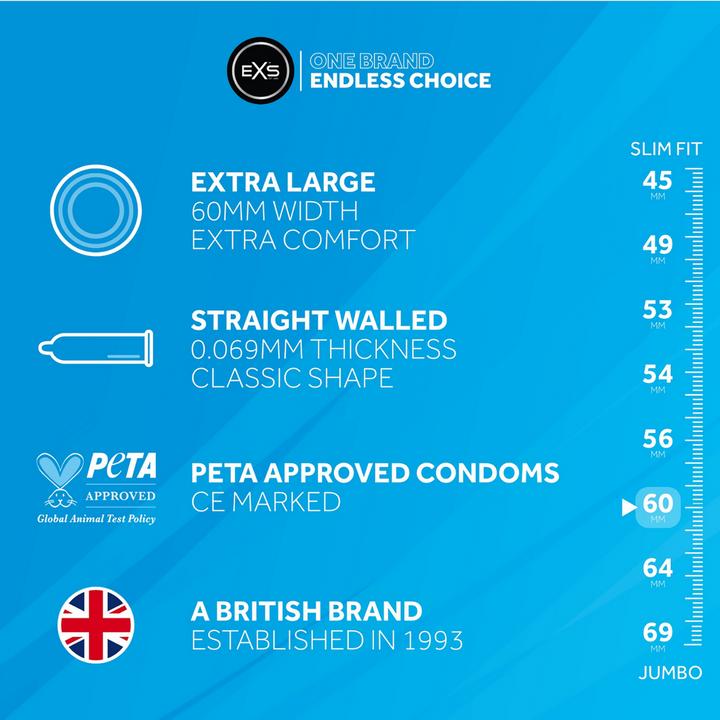Produktbild EXS Jumbo - Condoms - 12 Pieces (12 Stk.)