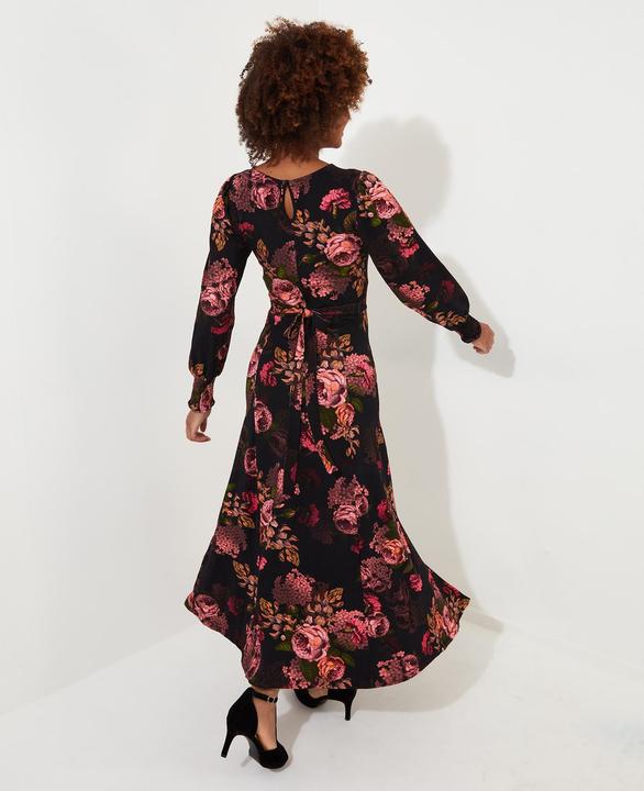 Immagine prodotto Joe Browns PETITE Maxi abito floreale scuro in jersey a vita bassa (44)