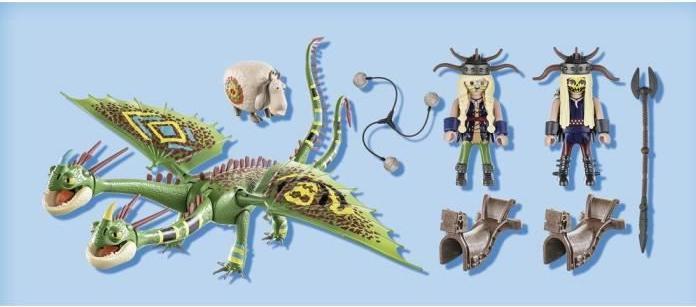 Image du produit Playmobil Dragon Racing:Kognedur et Kranedur avec Pète et Prout (70730, Dragons Playmobil)