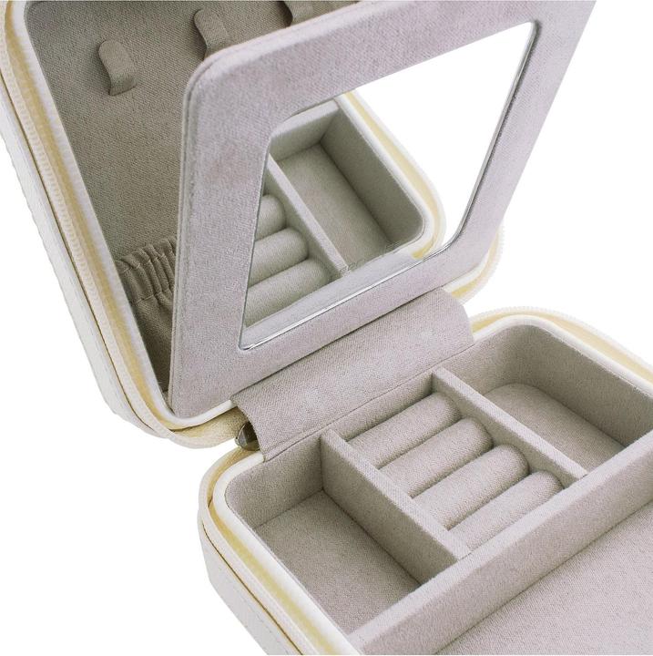 Produktbild Friedrich Stylish cream travel jewelery box Milano 20143-9
