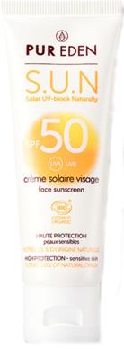 Actual product image PUR Face sun cream SPF50 (Suntan cream, SPF 50)