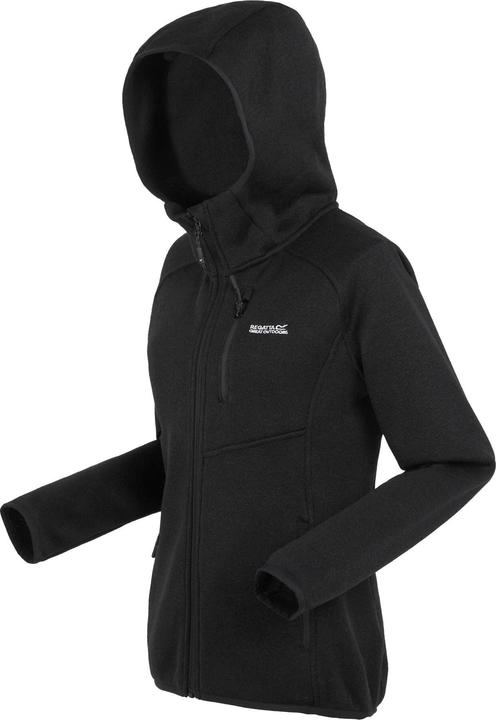 Actual product image Regatta Womens/Ladies Newhill Marl Hooded Fleece Jacket (44 D)