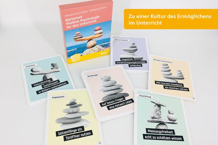 Image du produit Brohm-Badry:Kartenset Positive Psycholo (Allemand, Wolfgang Endres, Michaela Brohm-Badry, 2023)