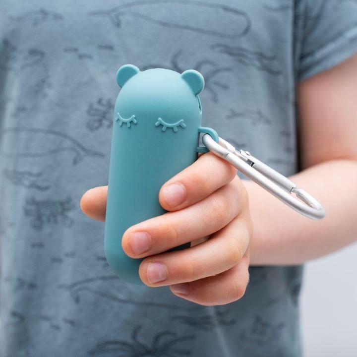 Produktbild We Might Be Tiny Keepie "Bear" & Bendie Straw Trinkhalm, minty green (1 x)