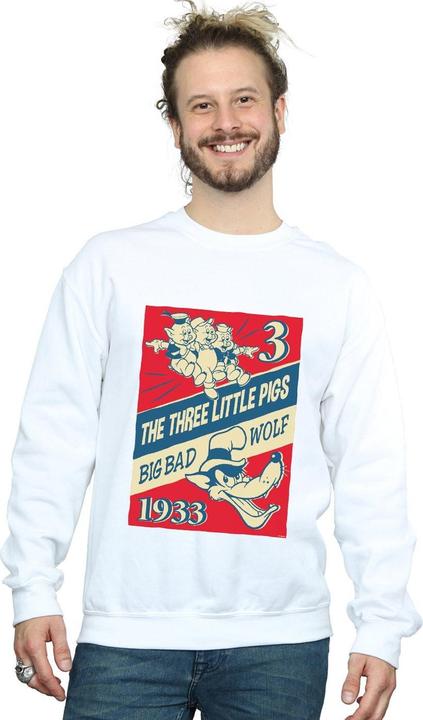 Image du produit Disney - Sweat THREE LITTLE PIGS AND THE BIG BAD WOLF - Homme (S)