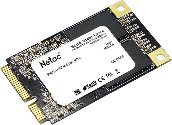 Actual product image Netac NT01N5M-512G-M3X (512 GB, mSATA)
