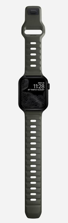 Produktbild Nomad Sport Strap V2 (42 mm, 44 mm, 45 mm, Gummi, Apple Watch Series 1, Apple Watch Series 2, Apple Watch Series 3, Apple Watch Series 4, Apple Watch Series 5, Apple Watch Series 6, Apple Watch Series 7, Apple Watch Series 8, Apple Watch Series 9, Apple Watch SE)