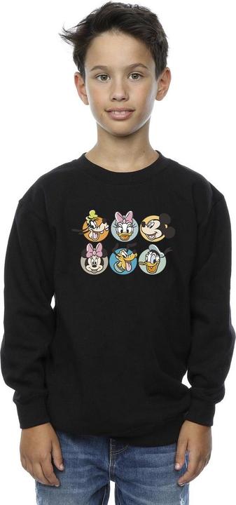 Produktbild Disney Mickey Mouse And Friends Faces Sweatshirt Jungen (152, 158)