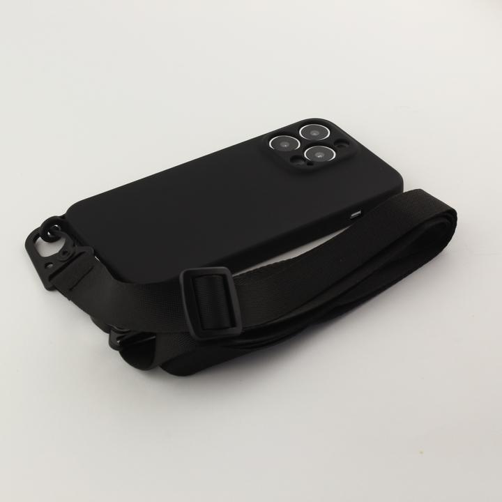 Actual product image PhoneLook Silicone cover with cord and hook (Apple iPhone 13 Pro Max)