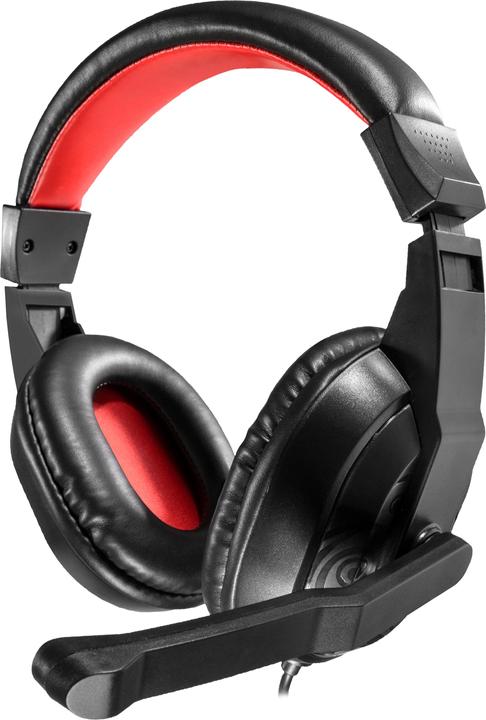 Mars Gaming MRH0 Casque/écouteur filaire Noir, rouge (Filaire)