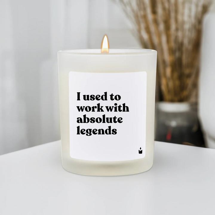 Immagine prodotto Chatty Candles Candela profumata Flowery Ho lavorato con delle leggende assolute