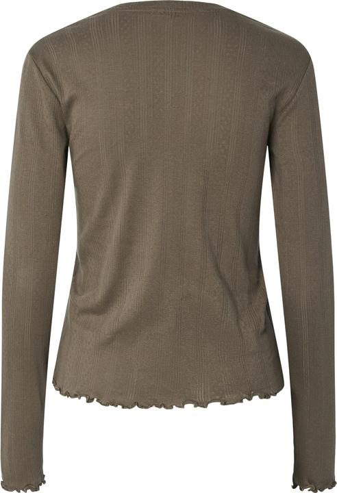 Produktbild Pieces Pcmarie Ls O-Neck Poin Top Jrs Noos Bc (L)