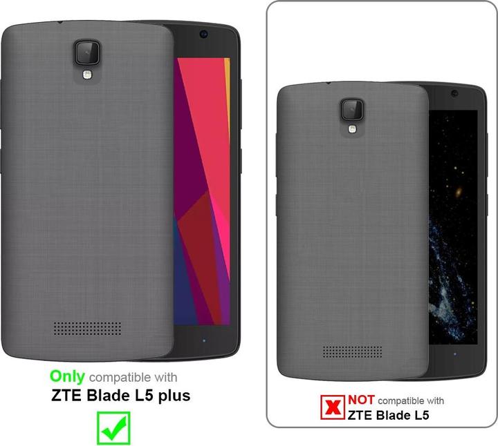 Actual product image Cadorabo Case for ZTE Blade L5 PLUS with belt clip (ZTE Blade L5 Plus)