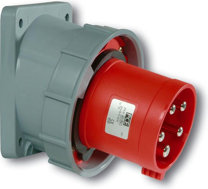 Produktbild PCE 735-6 Anbaugerätest.schrä.63A 5p 6h IP67 TWIST