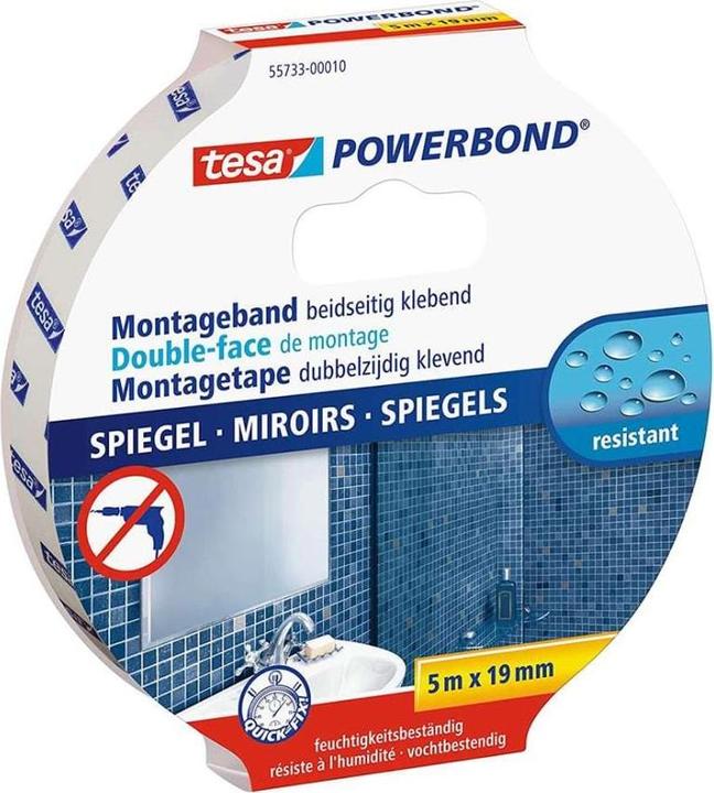 Image du produit tesa Powerbond MIRROR ruban de montage double face pour miroir (38 mm)