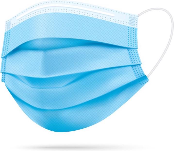 Produktbild Timask Einweg-Mundschutz Hellblau (20 Stk) (Typ IIR, 20 x)