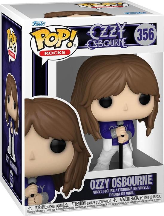 Actual product image Funko Ozzy Osbourne POP! rocks vinyl figure GL 9 cm
