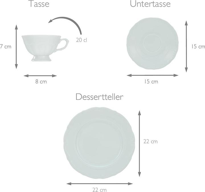 Immagine prodotto CreaTable Maria Theresia (18 Pezzo/i)
