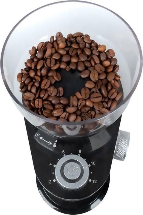 Actual product image Eldom MK170 KAFE coffee grinder Black, Stainless steel