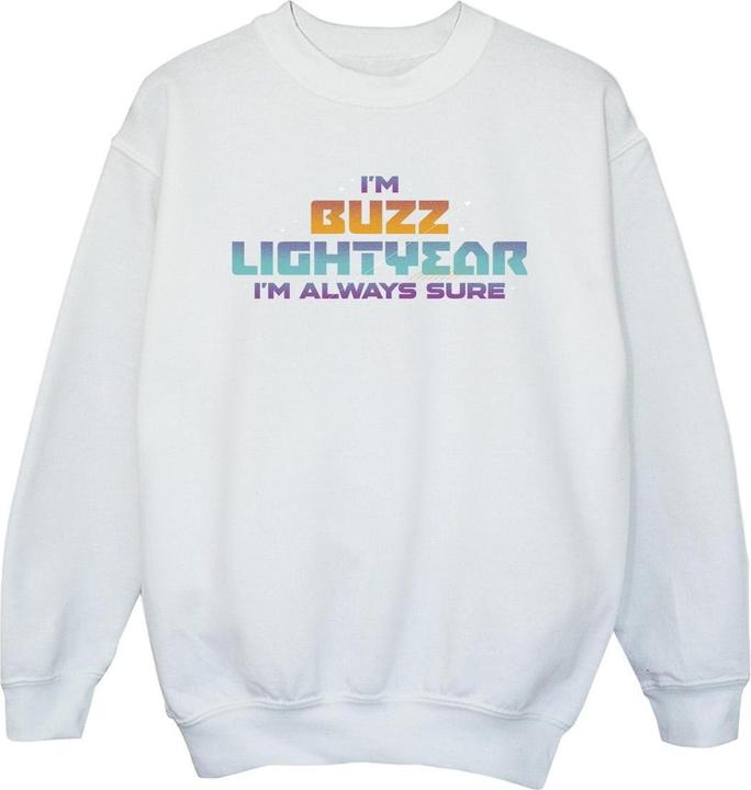 Produktbild Disney Lightyear Always Sure Text Sweatshirt Mädchen (152, 158)
