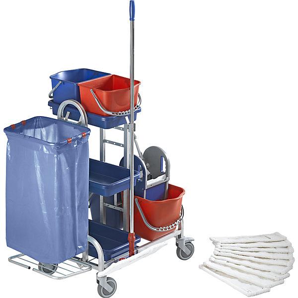 Produktbild eurokraft pro Reinigungswagen Edelstahl (1 Stk.)