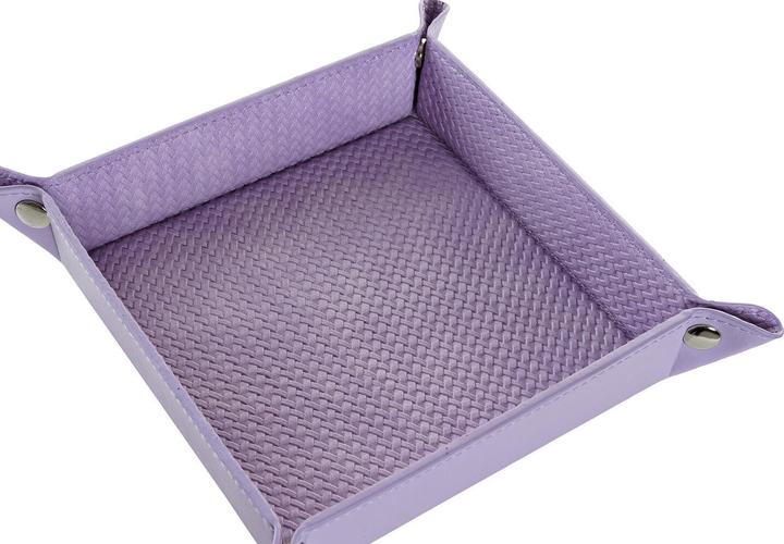 Actual product image DKD Home Decor Ablageschale Lila Romantisch 20 x 20 x 4 cm
