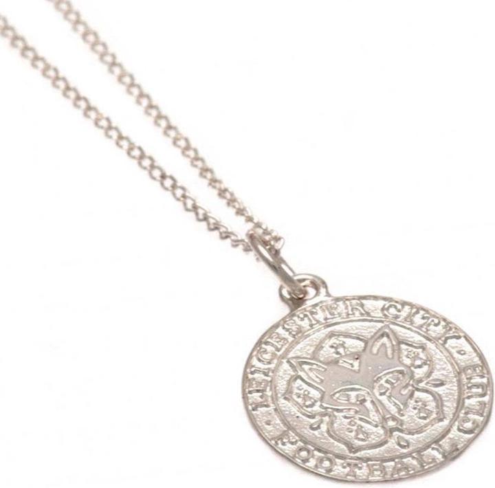 Image du produit Leicester City FC Pendentif et chaîne en argent sterling (100% argent sterling)