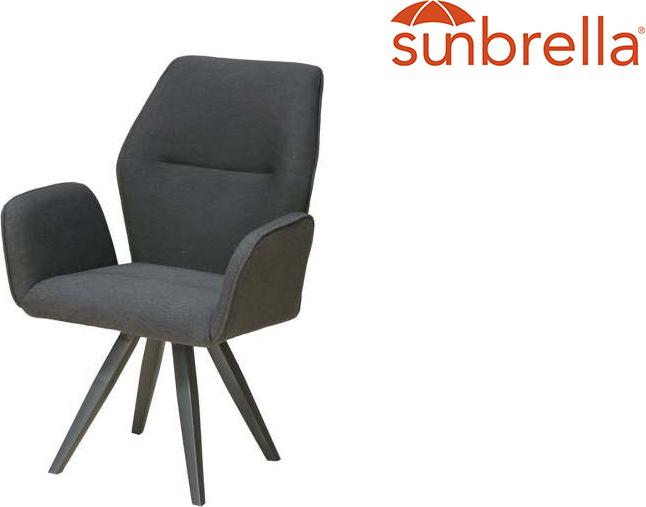 Outdoor Living Walton Dining Sessel Aluminium/Sunbrella