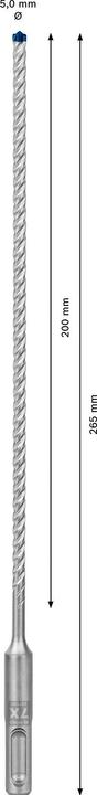 Immagine prodotto Bosch Professional Zubehör Trapano a percussione EXPERT SDS plus-7X, 5 x 200 x 265 mm (5,0 millimetri)
