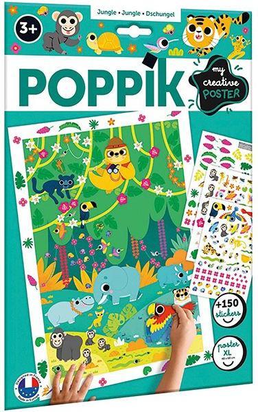 Produktbild Poppik Sticker Kreativ Poster Dschungel