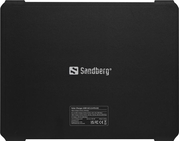 Actual product image Sandberg Solar charger 60W QC3.0+PD+DC (60 W, 2.20 kg)