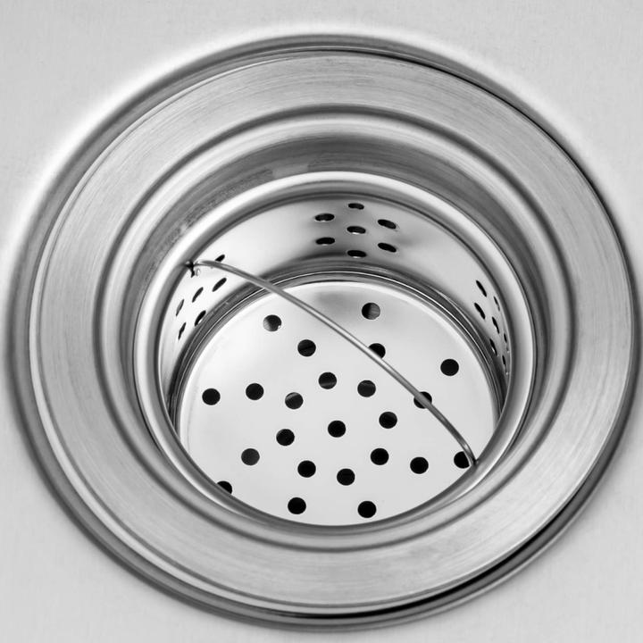 Immagine prodotto Royal Catering Spültisch 1 Becken 500 x 500 x 300 mm Ablage Edelstahl-Spültisch Gastro (Lavello con sgocciolatoio, 30 cm, 70 cm)