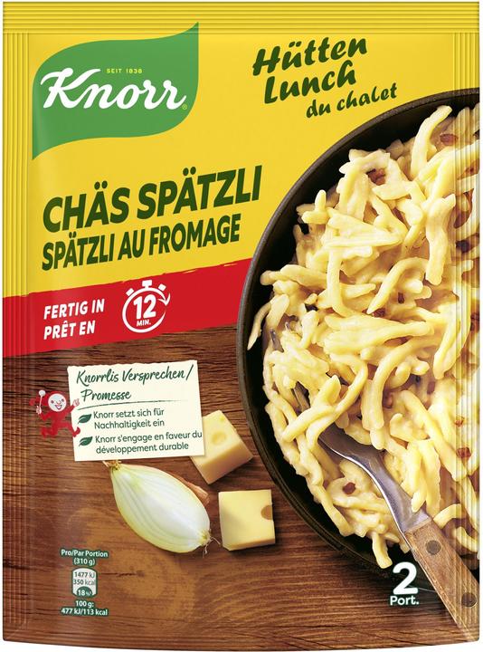 Knorr Hütten Pranzo dello chalet Chäs Spätzli (180 g)