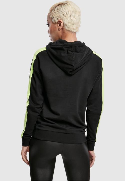 Actual product image Urban Classics Ladies Neon Shoulder Stripe Hoody (S)