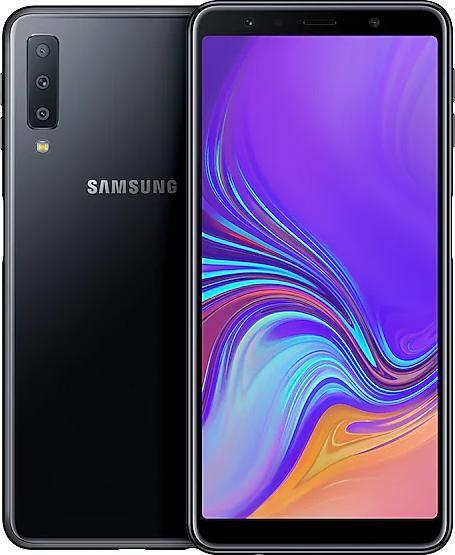 Produktbild Samsung Galaxy A7 EU (64 GB, Black, 6", Dual SIM + SD, 24 Mpx, 4G)