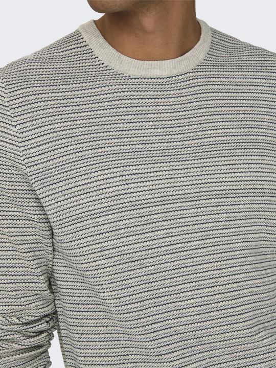 Image du produit Only & Sons Onsniguel Reg 12 Stripe Crew Knit (XXL)
